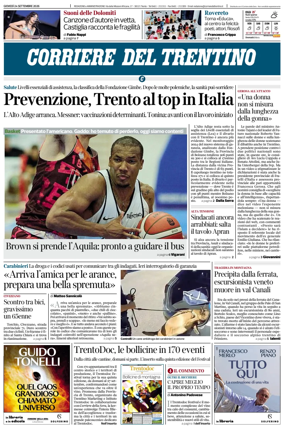 Cover of Corriere del Trentino