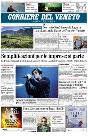 Cover of Corriere del Veneto (Padova e Rovigo)