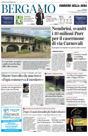 Cover of Corriere della Sera (Bergamo)