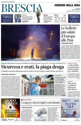Cover of Corriere della Sera (Brescia)