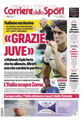 Cover of Corriere dello Sport