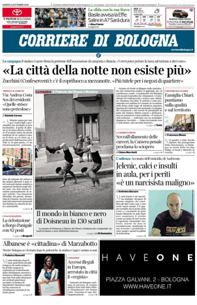 Cover of Corriere di Bologna