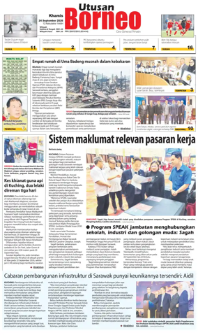 Cover of Utusan Borneo (Sarawak)