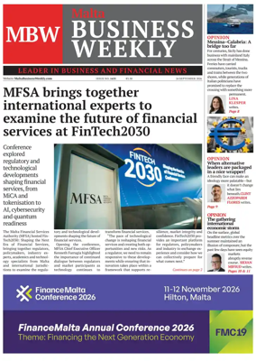 Cover of The Malta Business Weekly