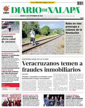 Cover of Diario de Xalapa