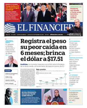 Cover of El Financiero