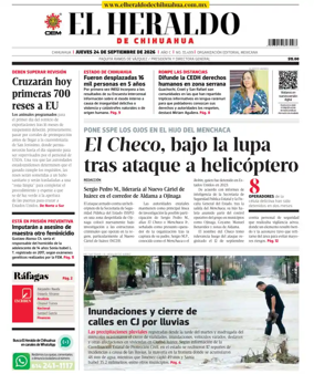 Cover of El Heraldo de Chihuahua