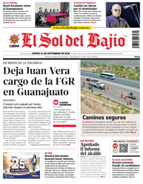 Cover of El Sol de Bajio