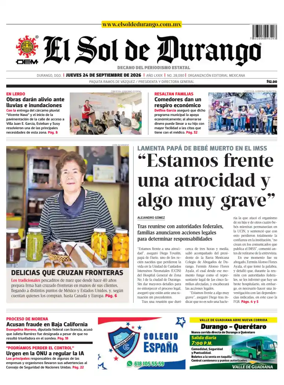 Cover of El Sol de Durango