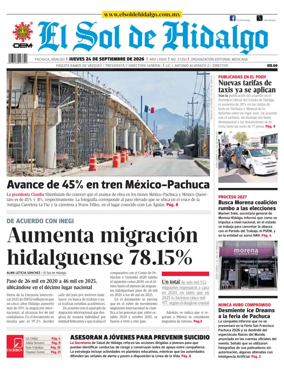 Cover of El Sol de Hidalgo