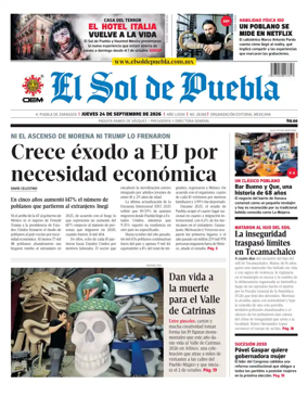 Cover of El Sol de Puebla