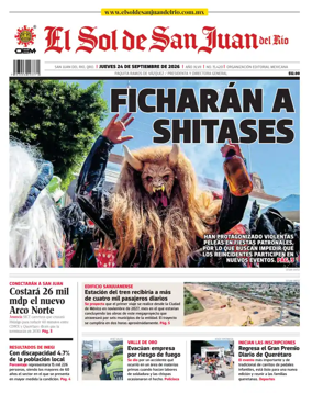 Cover of El Sol de San Juan del Rio