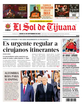 Cover of El Sol de Tijuana