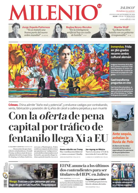 Cover of Milenio Jalisco