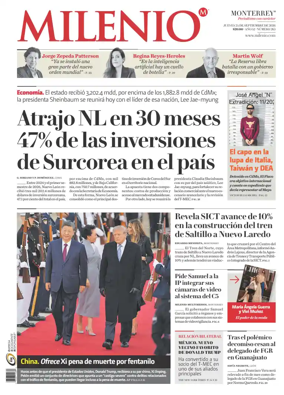 Cover of Milenio Monterrey