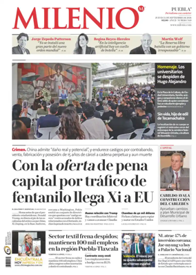 Cover of Milenio Puebla