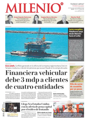 Cover of Milenio Tamaulipas