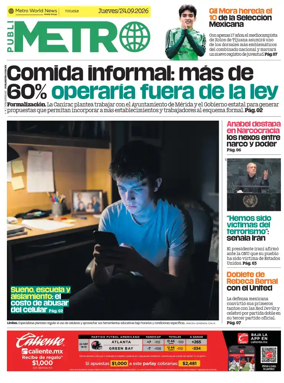 Cover of Publimetro Merida
