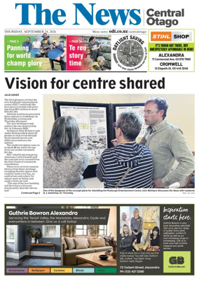 Cover of Central Otago News