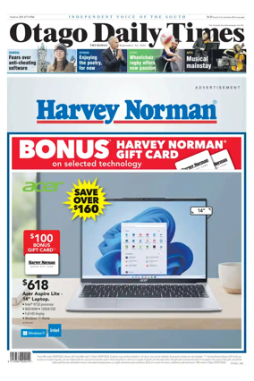Cover of Otago Daily Times