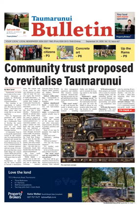 Cover of Taumarunui Bulletin