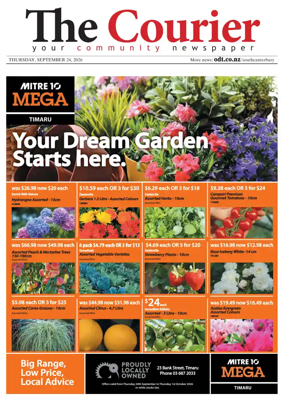 Cover of The Timaru Courier