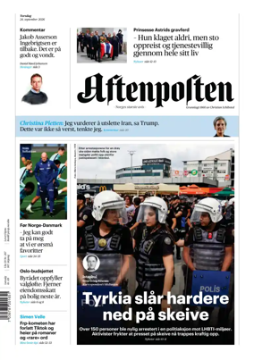 Cover of Aftenposten