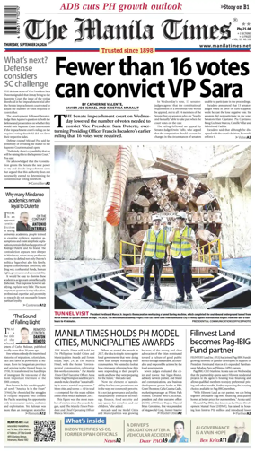 Cover of The Manila Times
