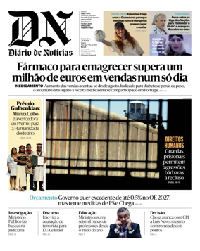 Cover of Diario de Noticias