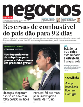 Cover of Jornal de Negocios