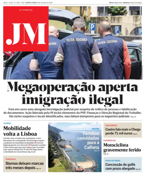 Cover of Jornal Madeira