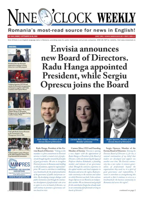 Cover of Nine o clock Weekly (Romania)
