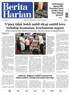 Cover of Berita Harian