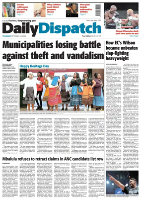 Cover of Daily Dispatch