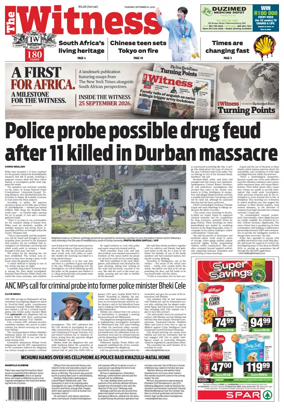 Cover of The Witness (South Africa)