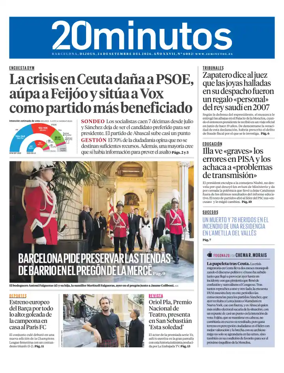 Cover of 20 Minutos Barcelona