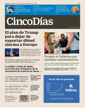 Cover of Cinco Dias