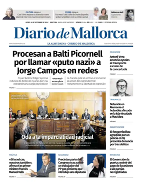 Cover of Diario de Mallorca