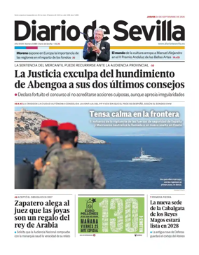Cover of Diario de Sevilla