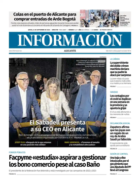 Cover of Diario Informacion