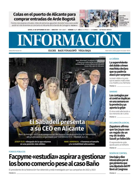 Cover of Diario Informacion (Elche y Vega Baja)
