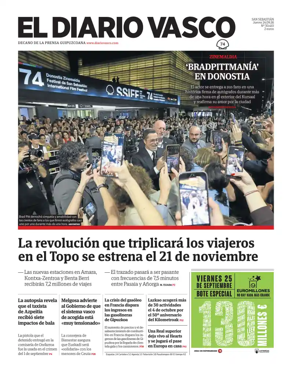 Cover of Diario Vasco (Capital)