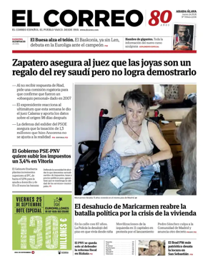 Cover of EL Correo (Alava)