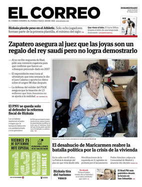 Cover of El Correo (Duranguesado)