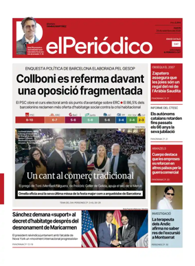 Cover of El Periodico - Catala