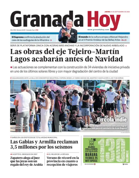 Cover of Granada Hoy