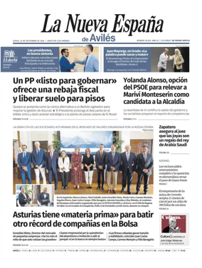Cover of La Nueva Espana (Aviles)