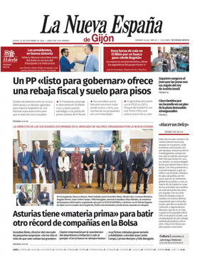 Cover of La Nueva Espana (Gijon)