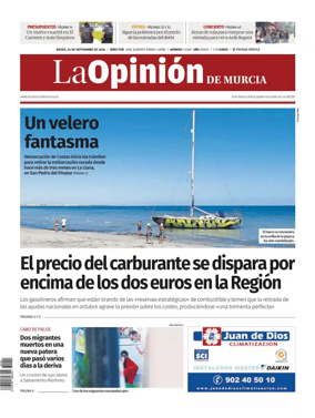 Cover of La Opinion de Murcia