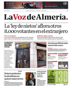 Cover of La Voz de Almeria